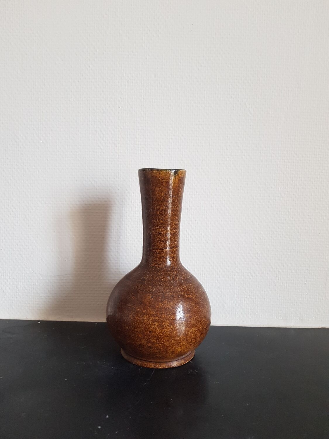 Vintage ceramic vase signed