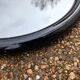Round mirror black frame Tiger made in Holland vintage design