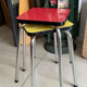 Set of 2 vintage Formica stools