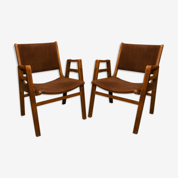 Paire de fauteuils par František Jirák, Tchécoslovaquie