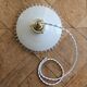 Vintage suspension in lace opaline.