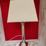 Metal lamp and lampshade