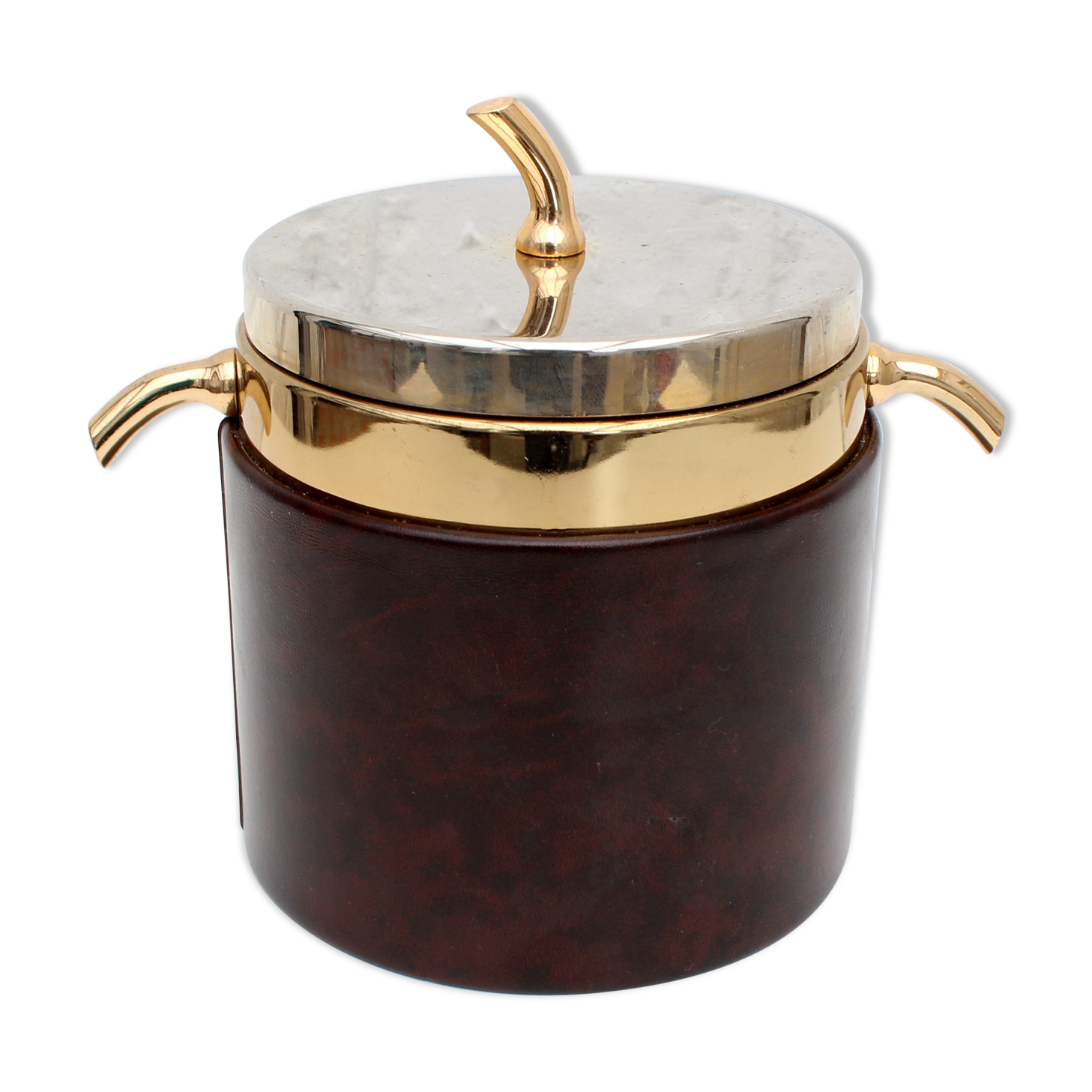 Vintage ice cube bucket, Freddotherm ice bucket, swiss made