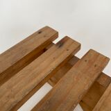 Vintage brutalist footstool minimalist design