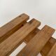 Vintage brutalist footstool minimalist design