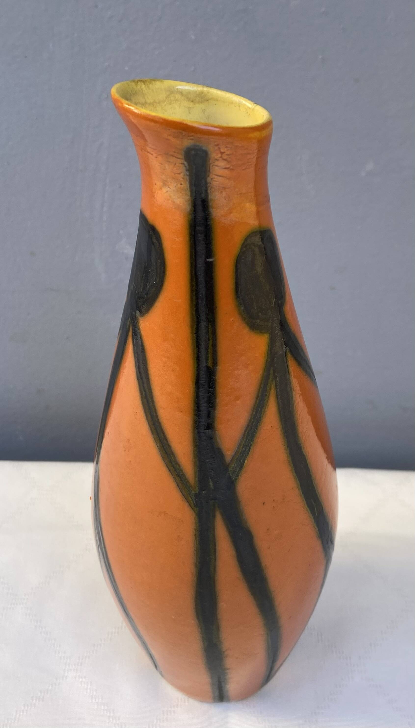 Ceramic vase Tofej Hungary 1960s