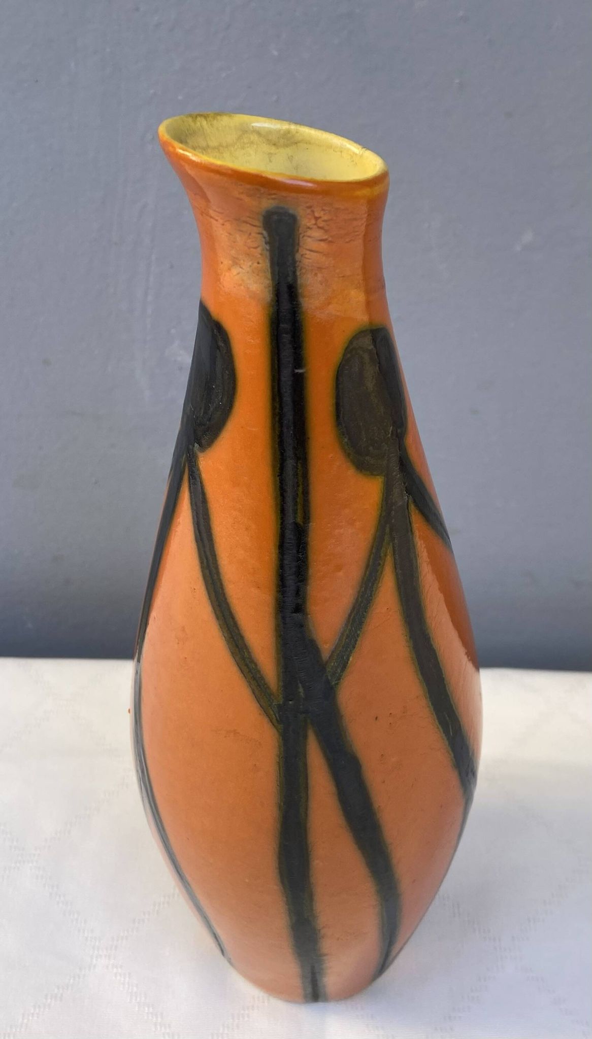 Vase en céramique Tofej Hongrie années 60