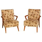 Fauteuils tchécoslovaques du milieu du siècle, années 1960, lot de 2