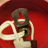Wall lamp in orient red color, 50s