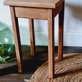 Tabouret ancien bois brut