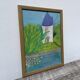 Tableau paysage moulin