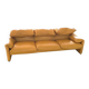 Maranlunga Cassina leather sofa by Vico Magistretti