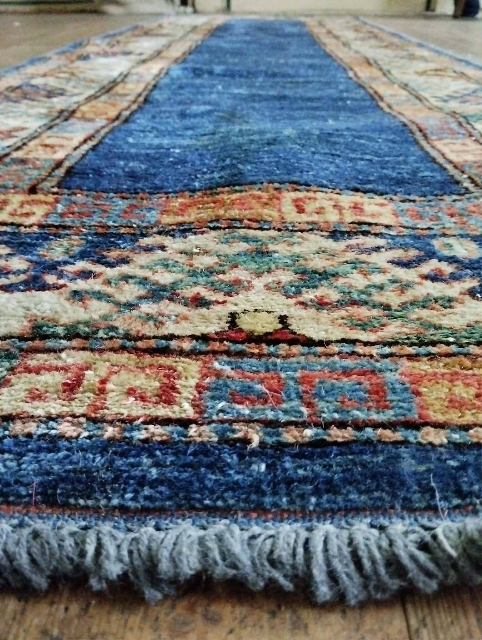 Handmade Pakistani Ziegler hallway rug 242x81cm