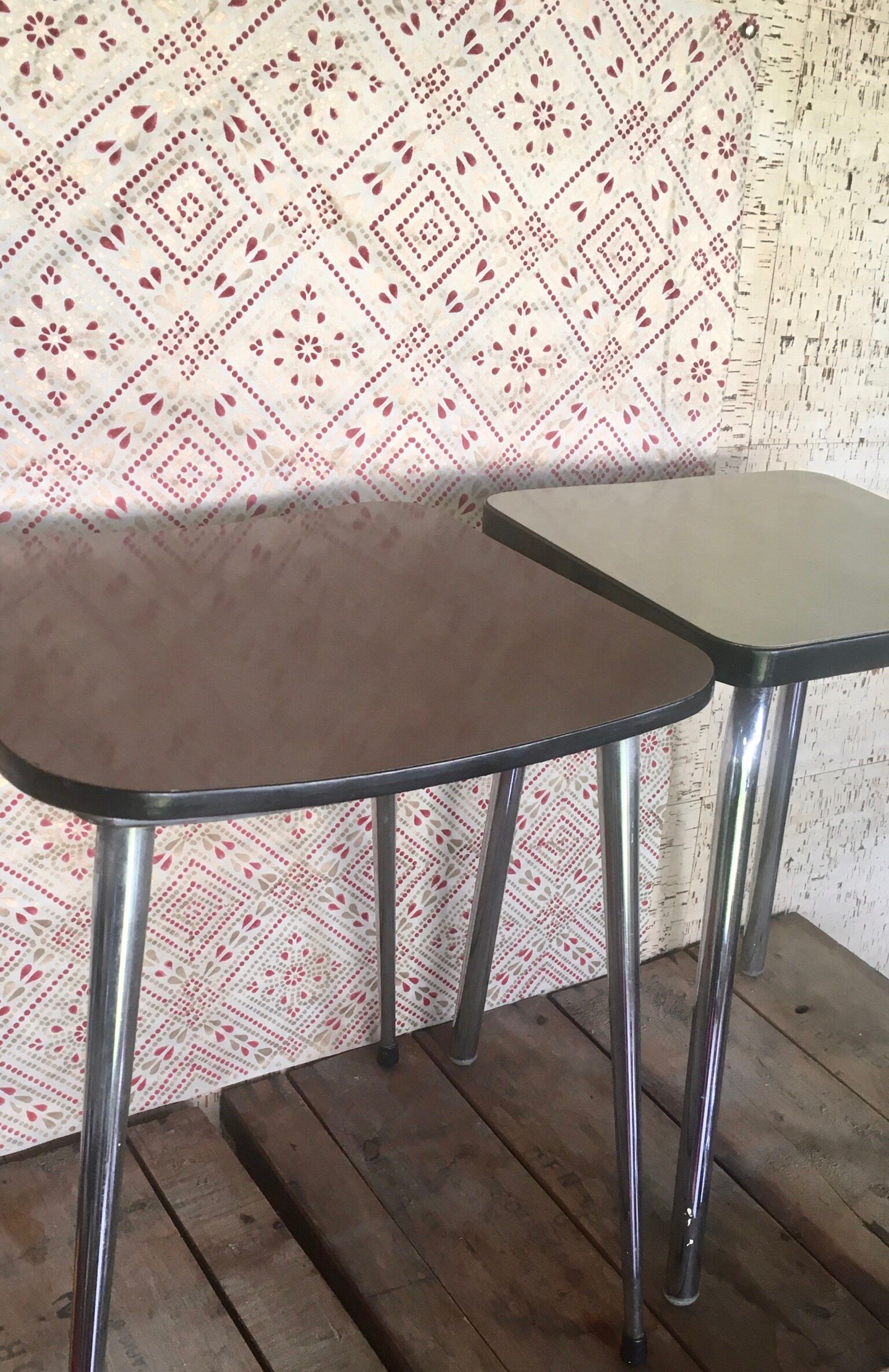 Tabouret formica 60s