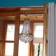 Lustre montgolfière à pampilles