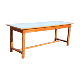 Table blue formica 10 people