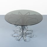 Sculptural Italian design table from the 1970s