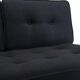 Artifort C671 sofa by Kho Liang Ie in black wool