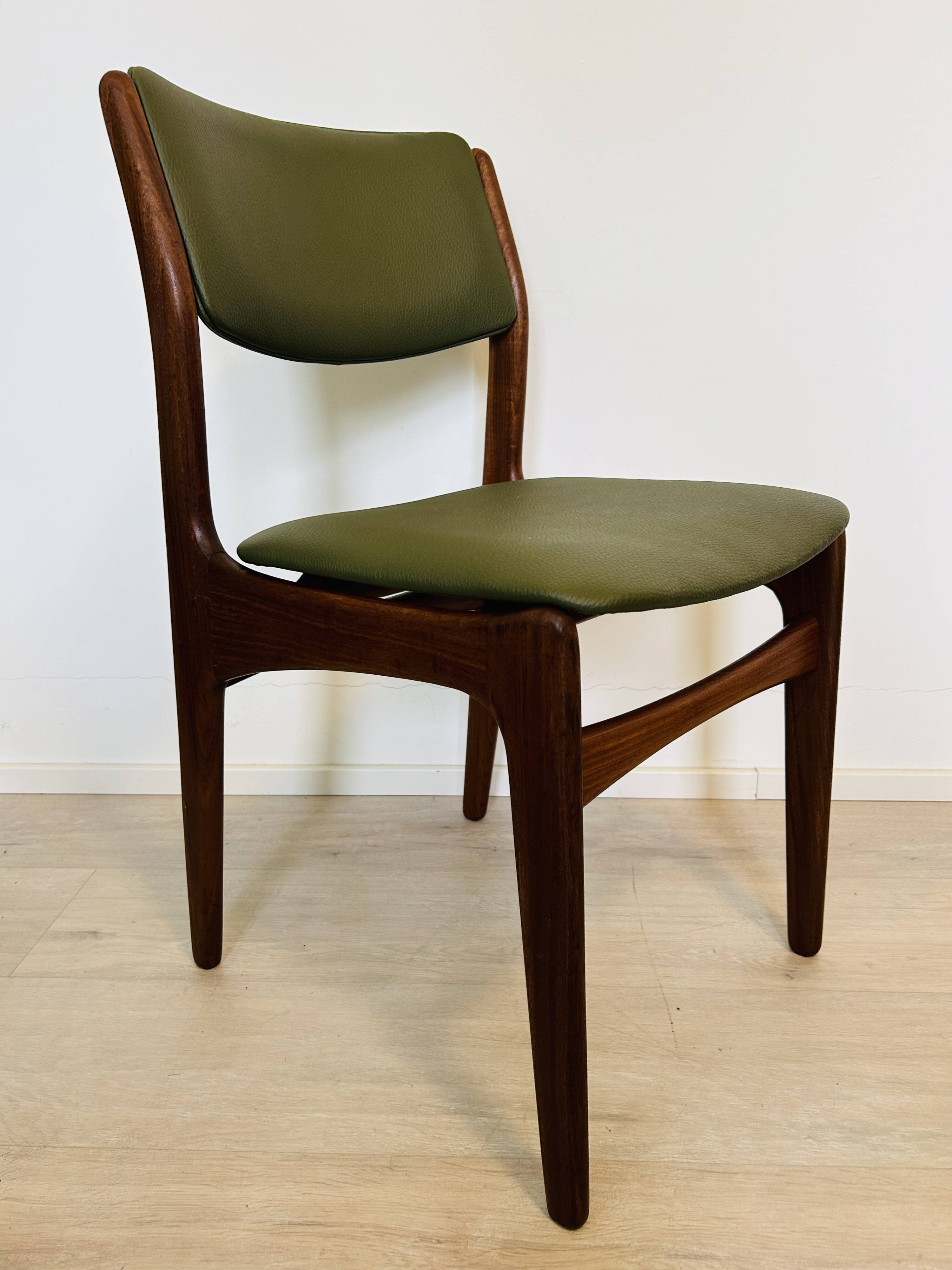 Scandinavian Style Teak Dining Chairs, 1960’s Set of 2