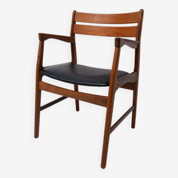 Danish teak office chair, 1960s