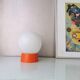 Vintage orange ceiling light 1970