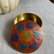 Cloisonné brass bonbonnière