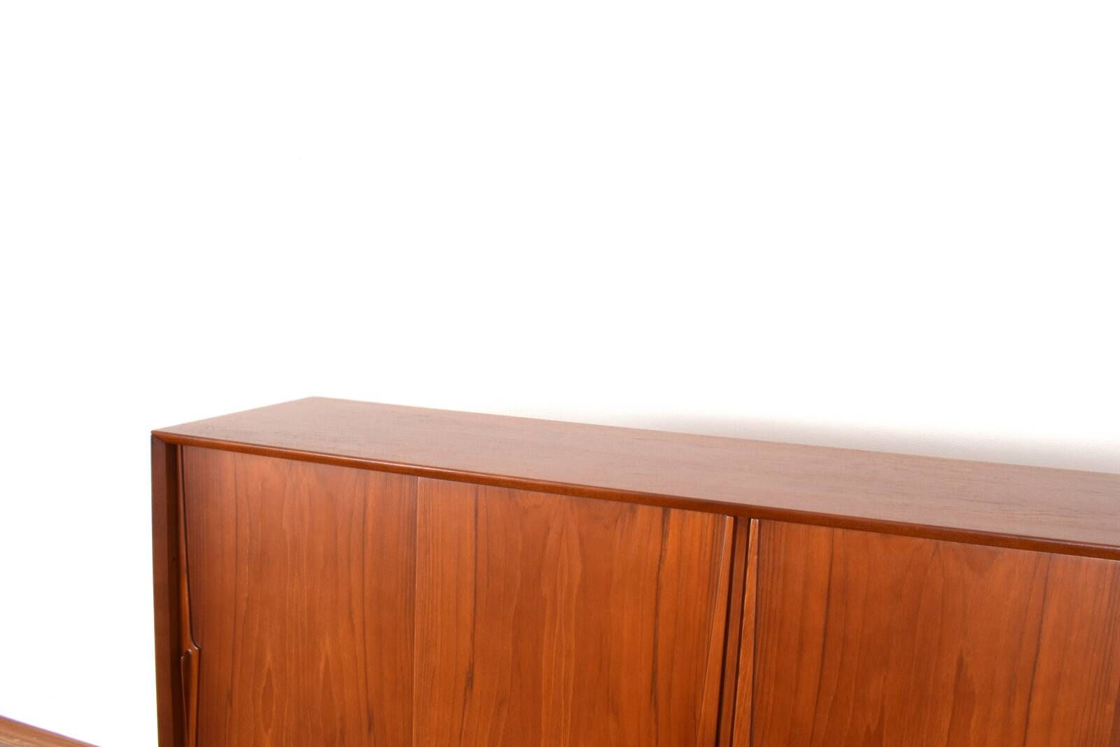 Mid-Century Teak Highboard Model 13 by Gunni Omann for Omann Jun, 1960s