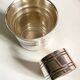 Silver-plated glass and napkin ring by UDNER