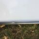White vintage formica table 60s