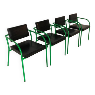 4 chaises design 1980