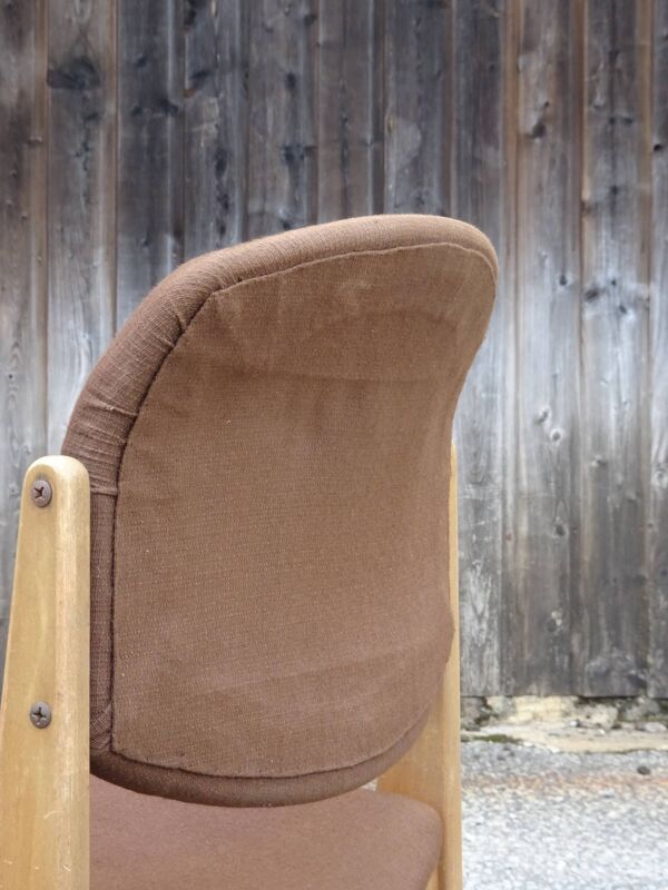 Chaise de Michel Mortier, modèle A1 ou SF100, édition Steiner, vers 1952.