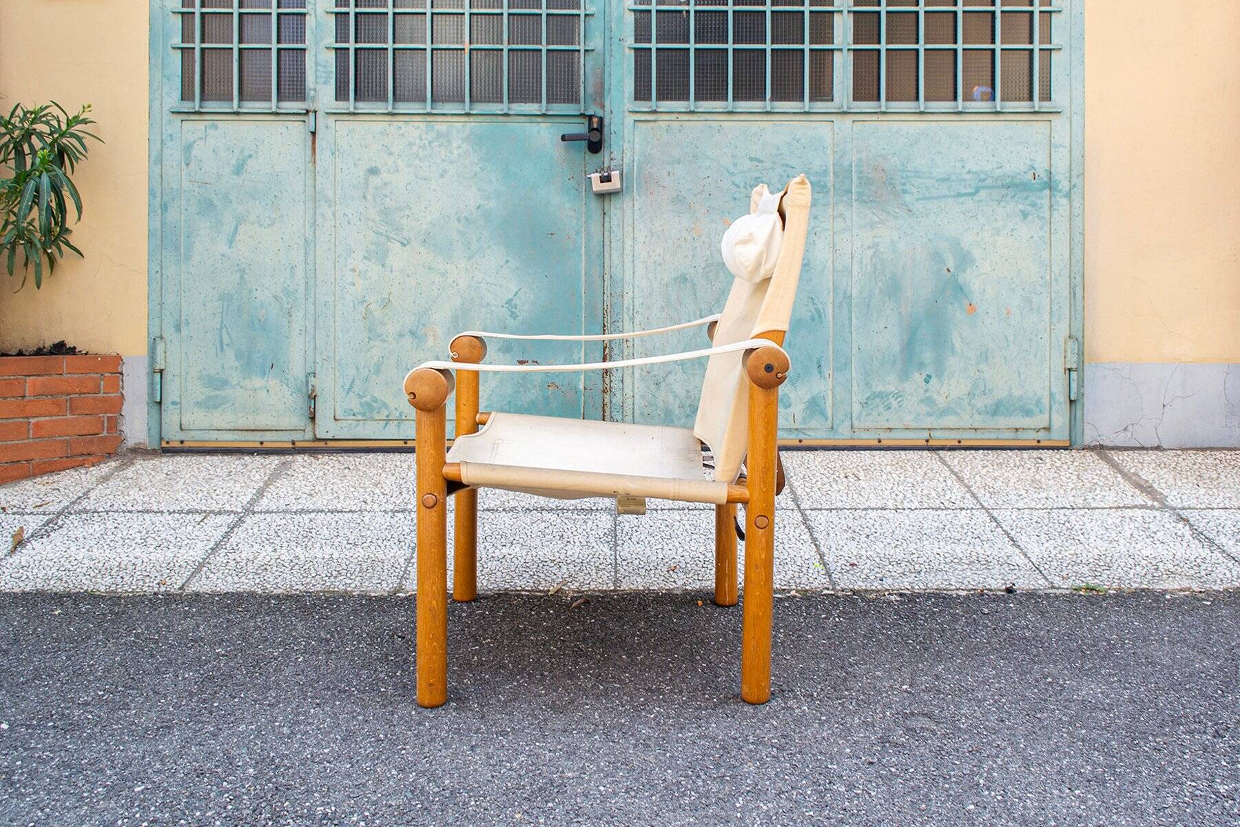 Safari chair by Zanotta, Italy, 1970s