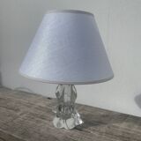 Lampe en cristal blanche