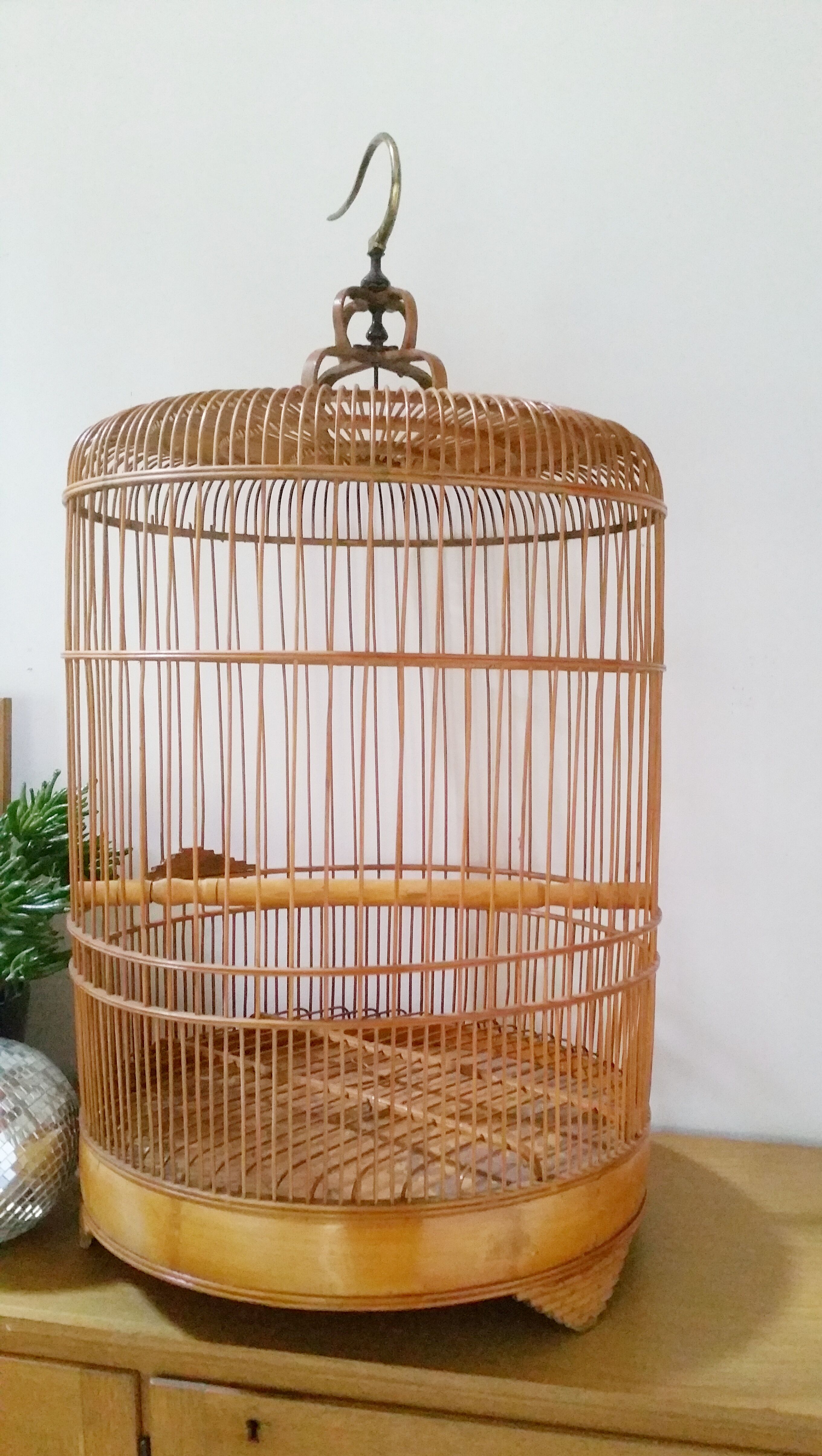 Old collection cage