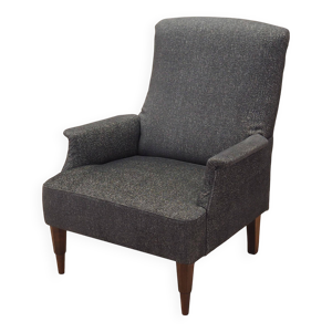 Fauteuil gris, design - fabrication