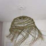 Suspension Doum in braided half – 30×60 cm – Handmade Moroccan production