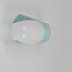 Wilhelm Wagenfeld Bauhaus Turquoise Double Sconce Wall Light, Germany, 1950