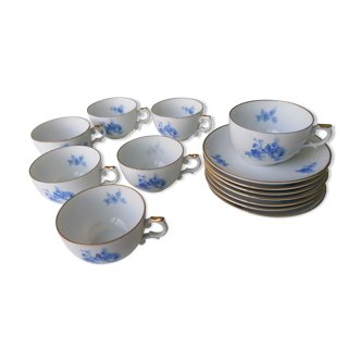 Lot de 7 tasses à café Furstenberg, en porcelaine