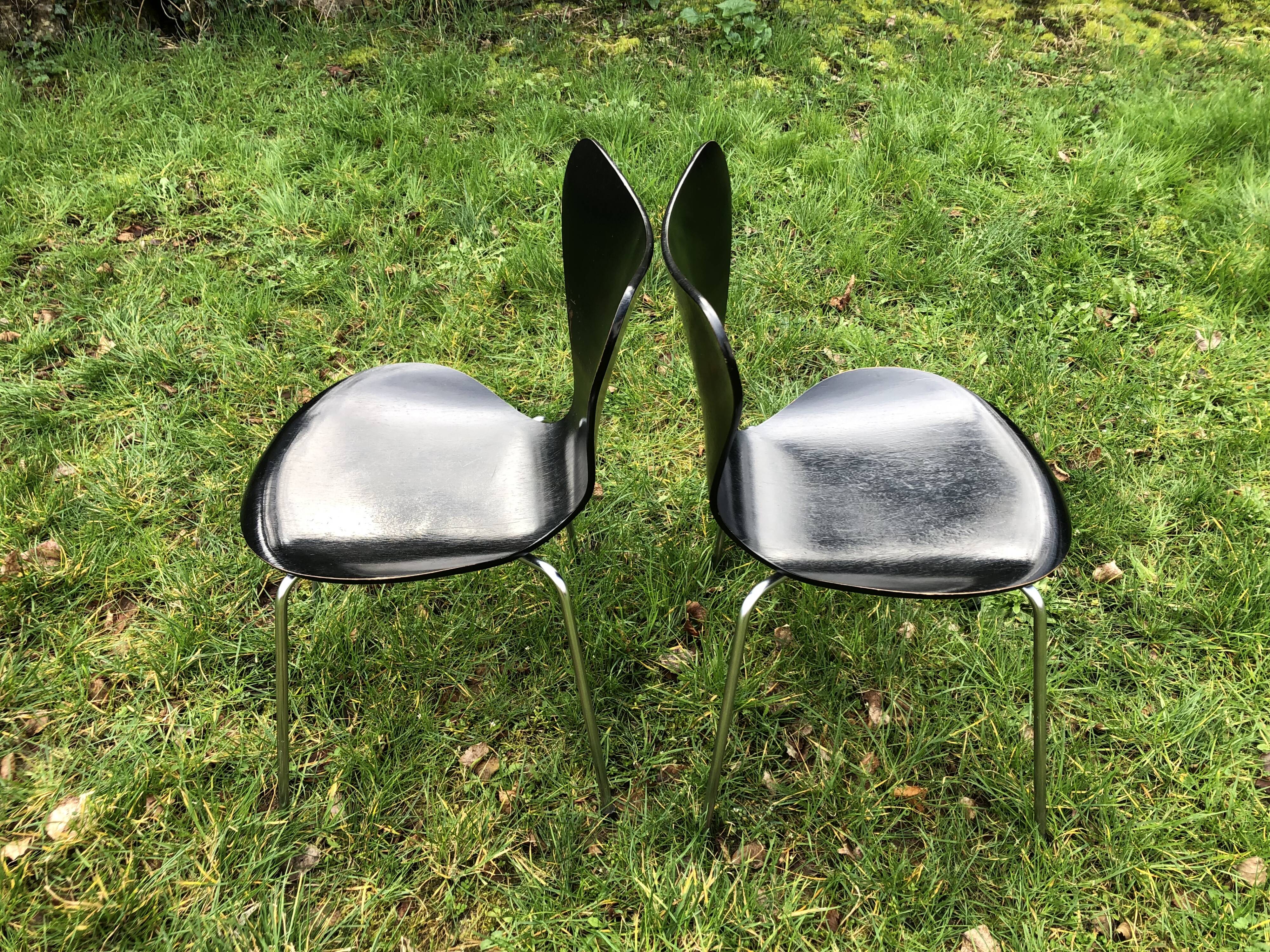 Arne jacobsen chairs / Fritz Hansen Denmark
