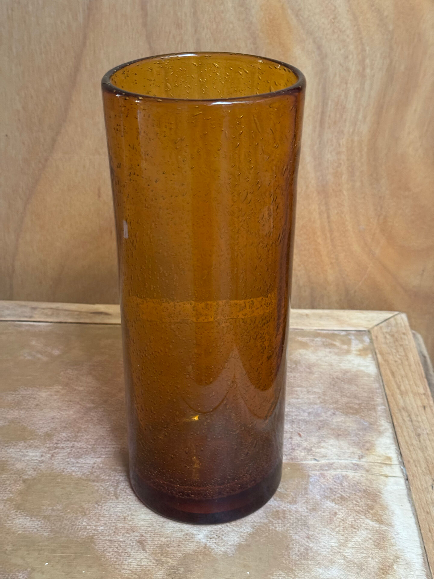 Vase tube années 70