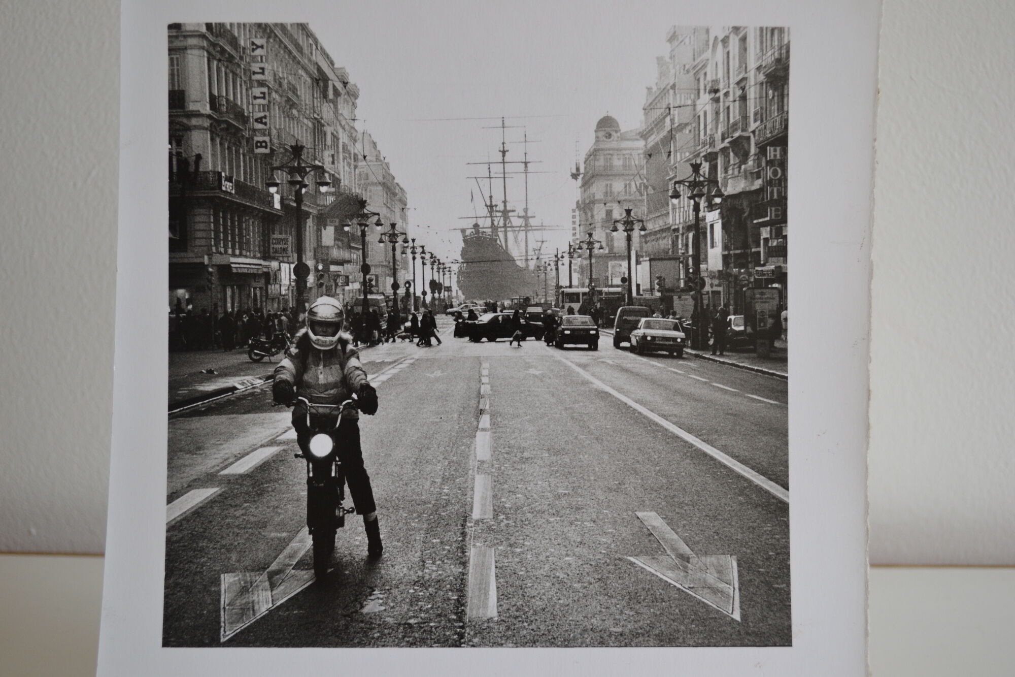 Anonymous silver photo marseille la canebiere and the old port circa 1970