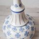 Lladró porcelain table lamp with flowers circa 1960 (44 cm)