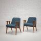 Fauteuil Modèle 366 de Józef Chierowski (1962) – Icône du design polonais