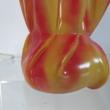 Draped chaplain lamp, Les Exclarares, in polycarbonate, 1980