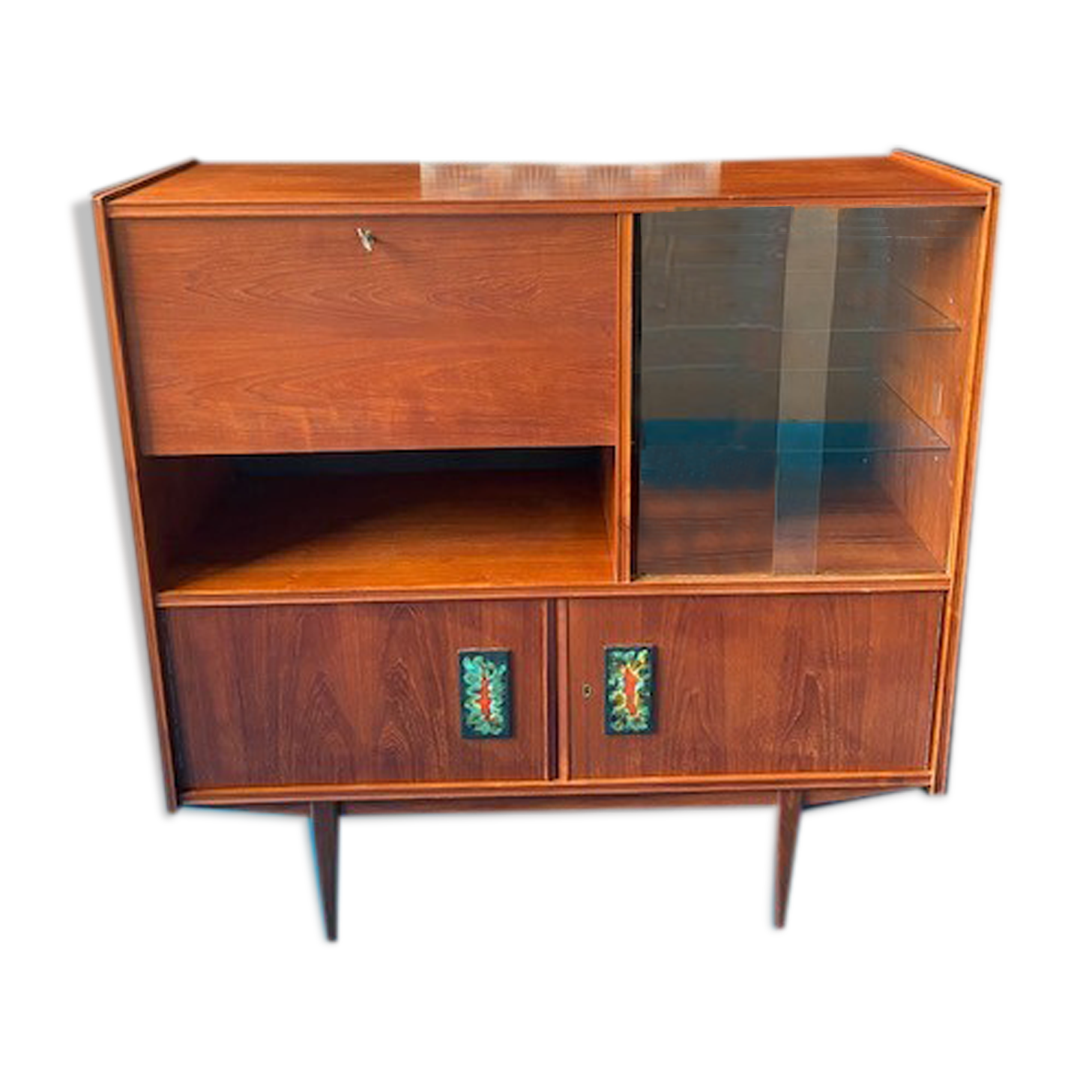 Scandinavian teak bar furniture 1960