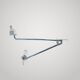 Beautiful desk lamp stilnovo by joe colombo 1970 chrome metal