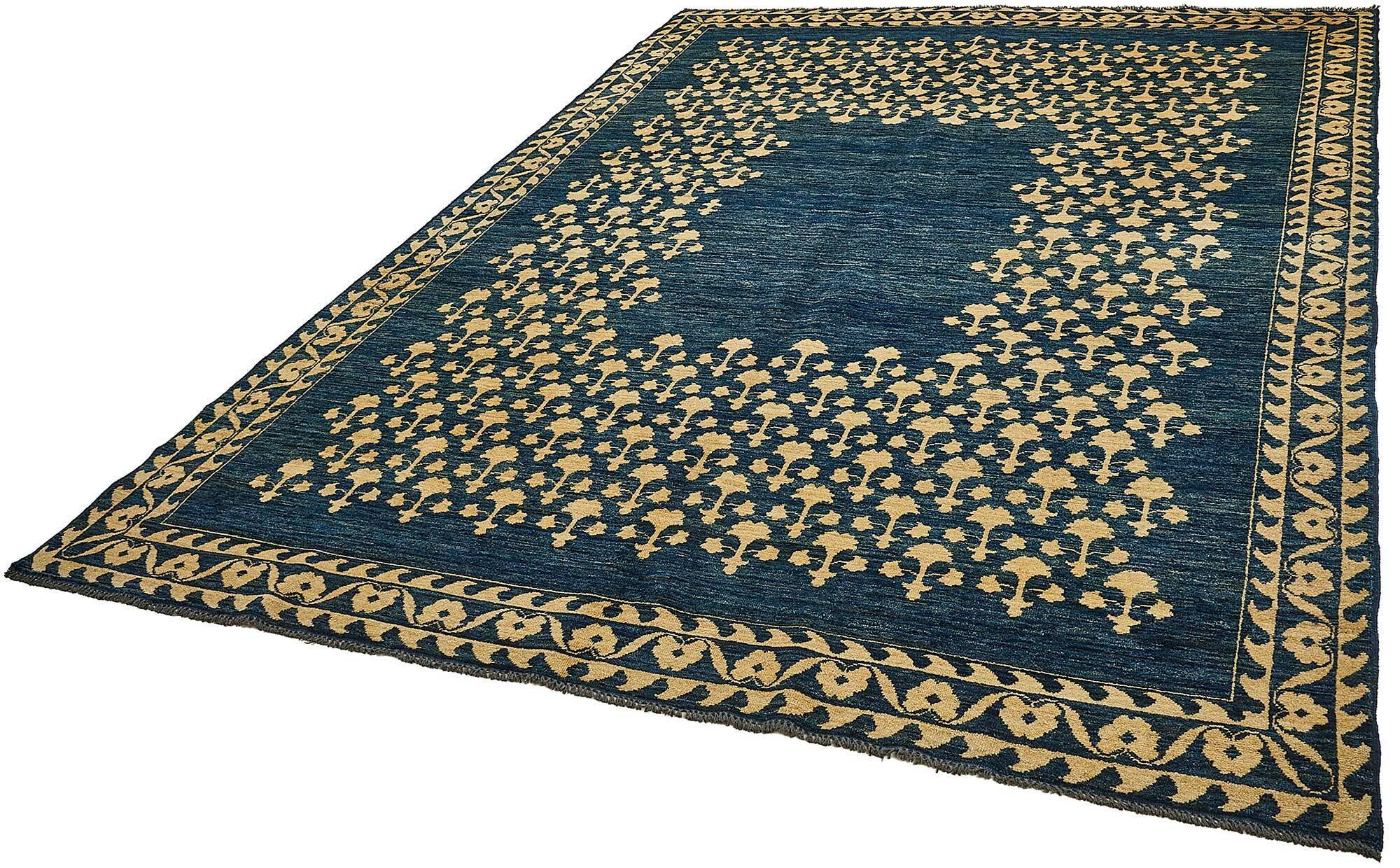 Turkish Handknotted Wool Oushak Rug 253 cm x 344 cm