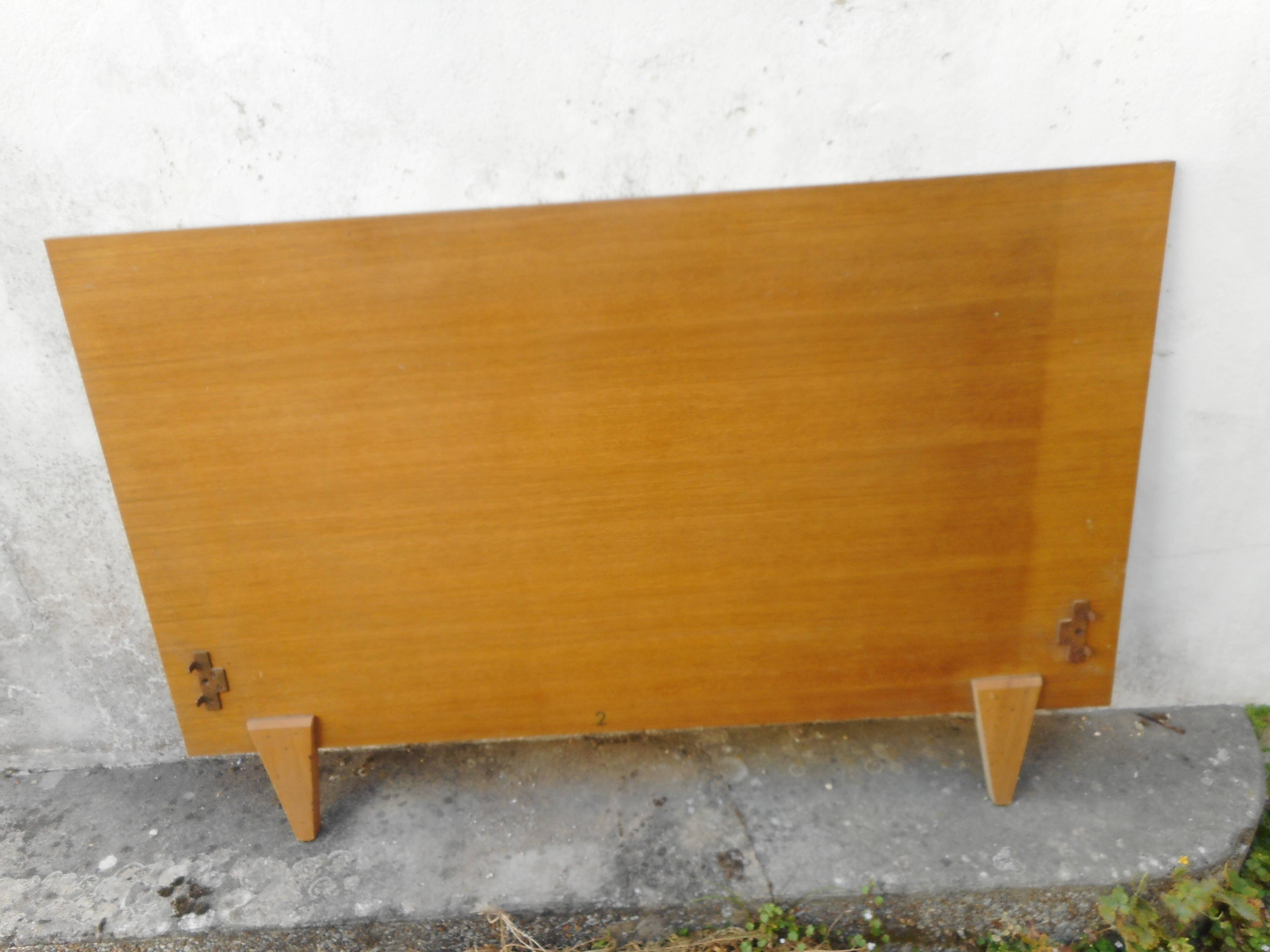 Vintage headboard and footboard