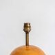 Ornamental lamp base made of elm wood, Italy 1960s.