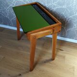 Small children's desk with compass feet